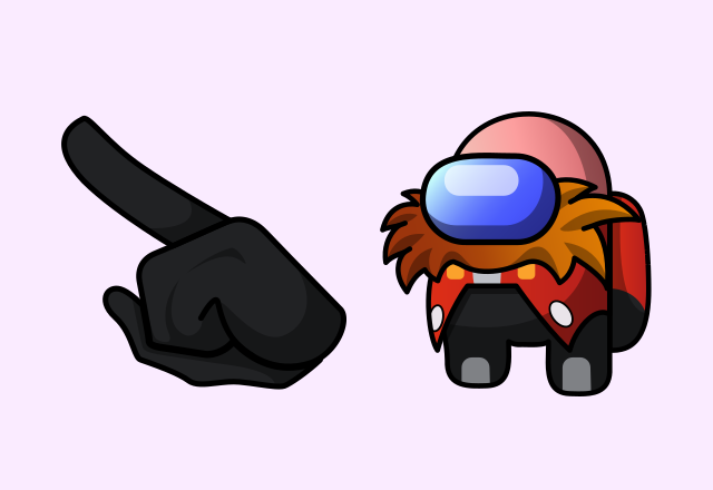 Custom Cursor Among Us Doctor Eggman Character