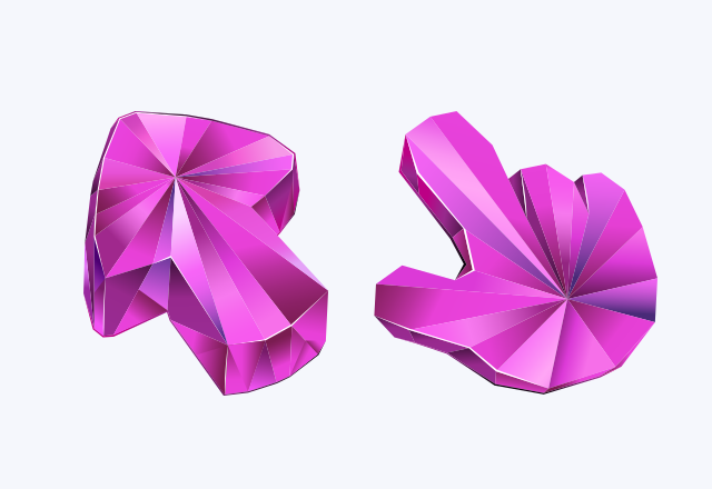 Custom Cursor Pink Sapphire Texture