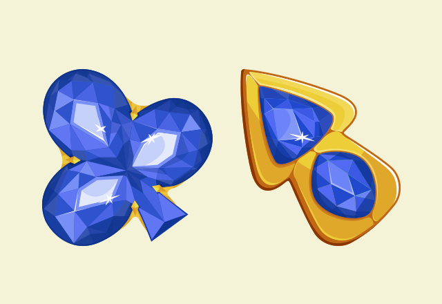 Custom Cursor The Blue Diamond