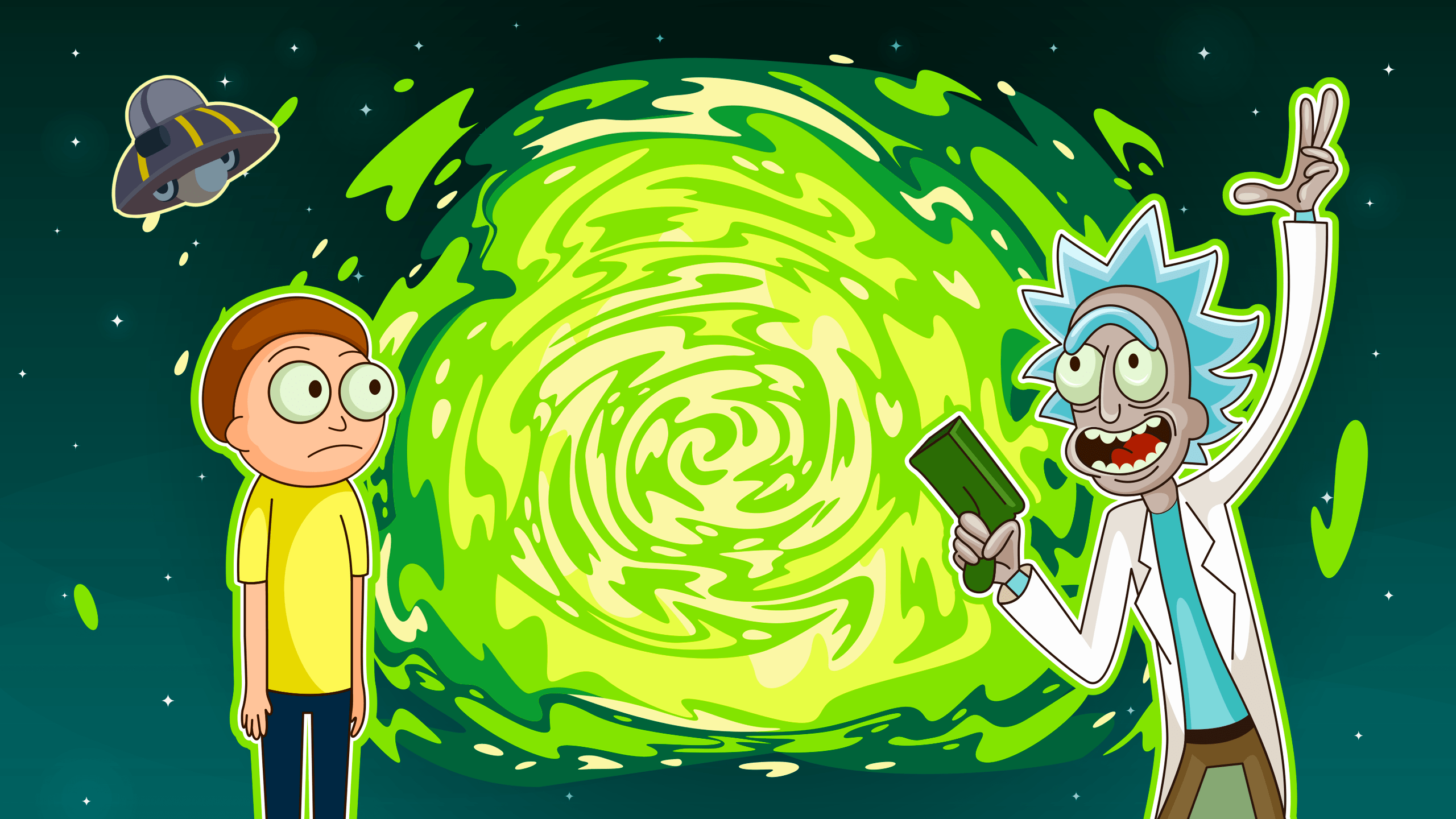 Free Wallpaper Rick and Morty