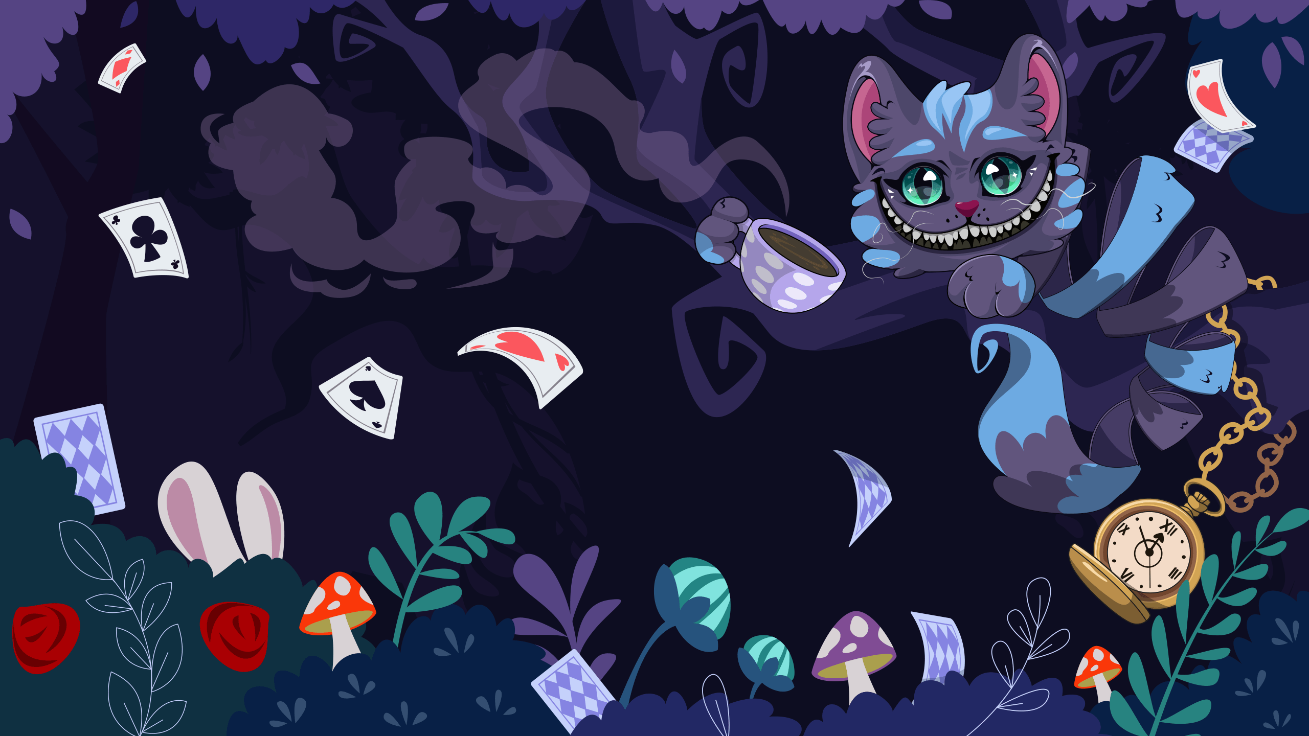 Alice in Wonderland Free Wallpaper