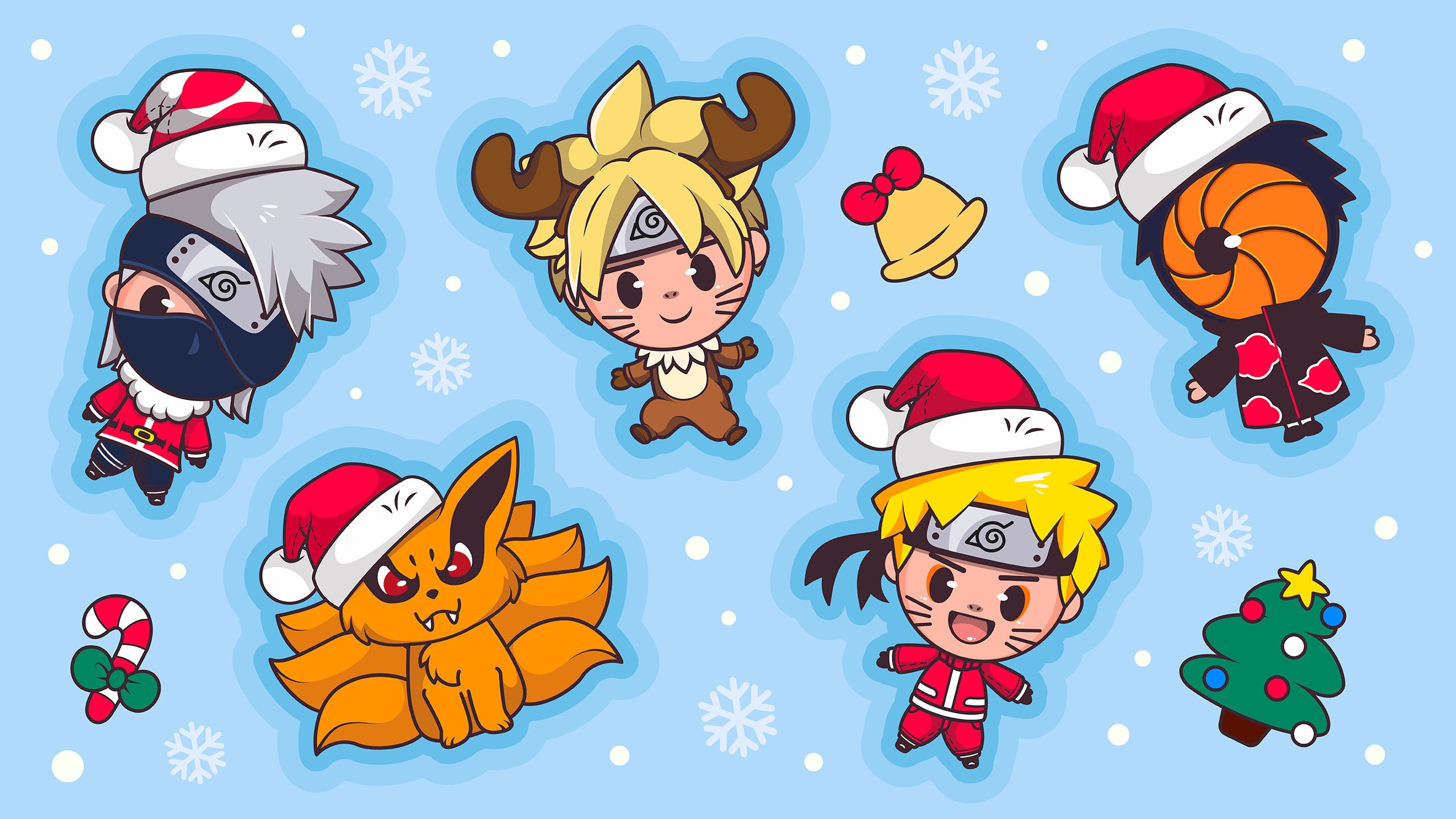 Naruto New Year Free Wallpaper