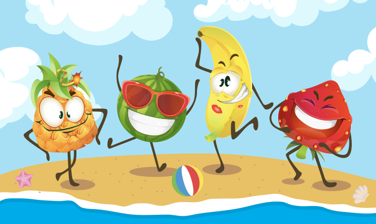 Funny Fruits Custom Cursors Collection