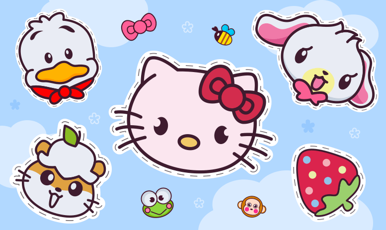 Hello Kitty Custom Cursors Collection