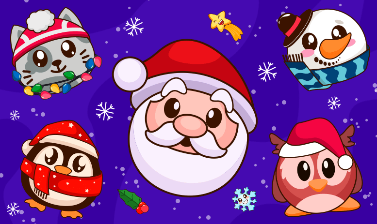 Merry Christmas and Happy New Year Custom Cursors Collection