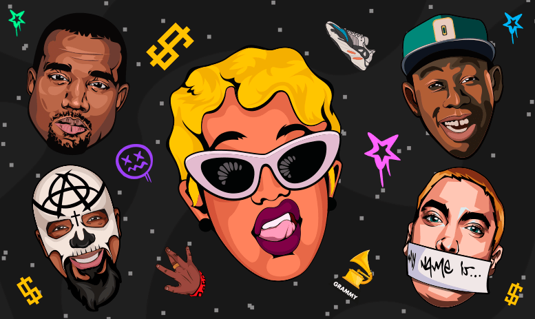 Rappers Custom Cursors Collection
