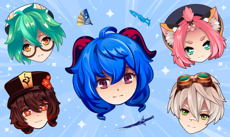 Genshin Impact Custom Cursors Collection
