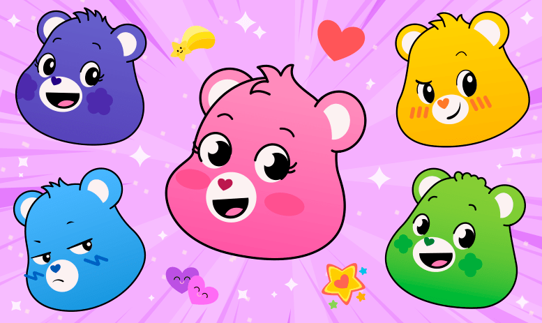 Care Bears Custom Cursors Collection