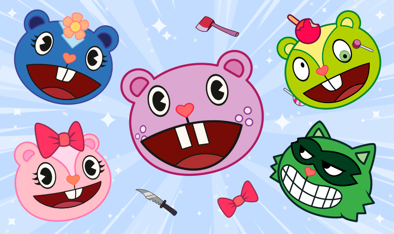 Happy Tree Friends Custom Cursors Collection