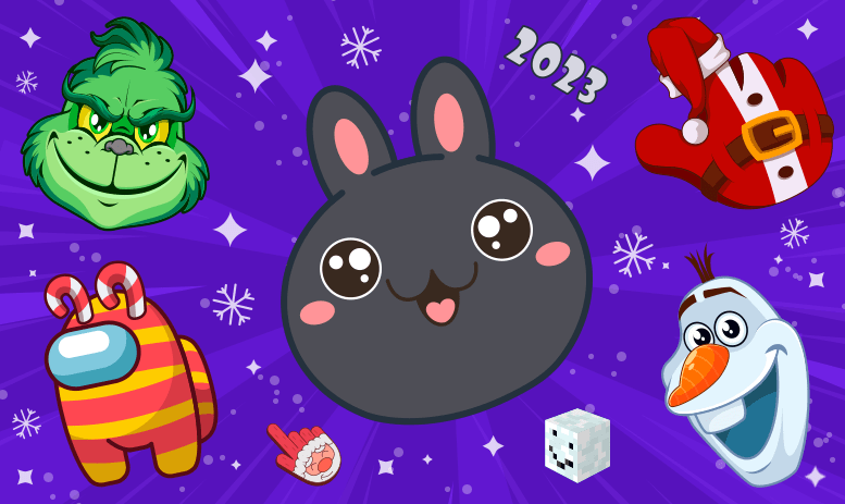 Merry Christmas and Happy New Year 2023 Custom Cursors Collection