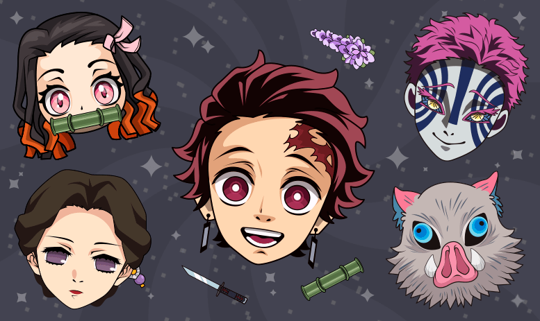 Demon Slayer Custom Cursors Collection