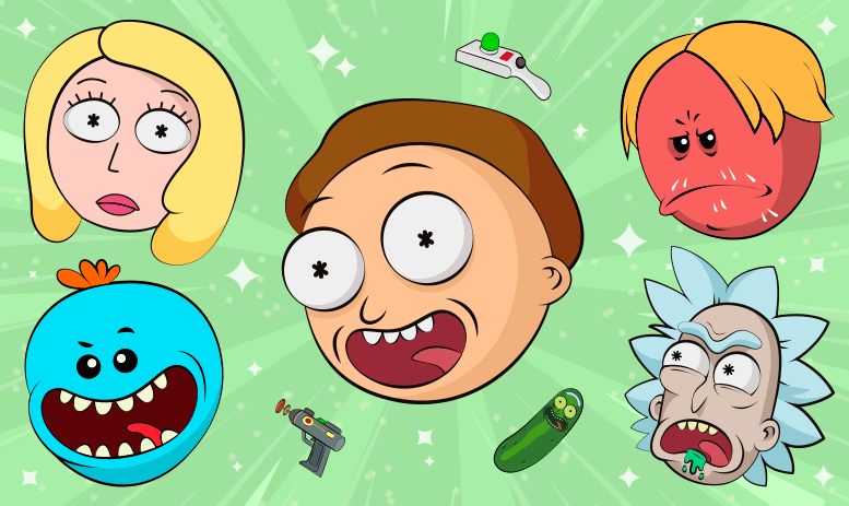 Rick and Morty Custom Cursors Collection