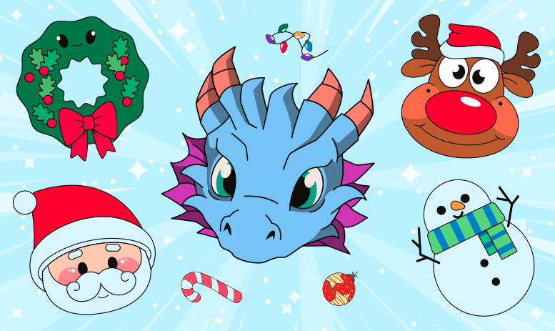 Merry Christmas and Happy New Year 2024 Custom Cursors Collection