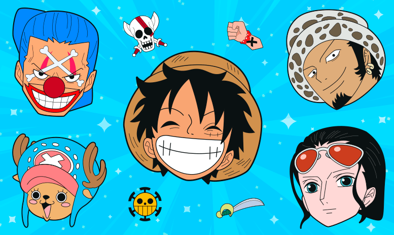 One Piece Flags Custom Cursors Collection