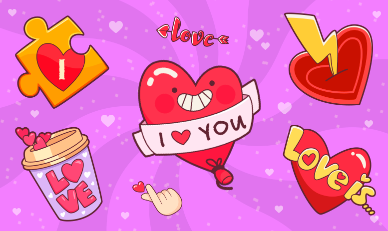 Valentine's Day 2025 Custom Cursors Collection