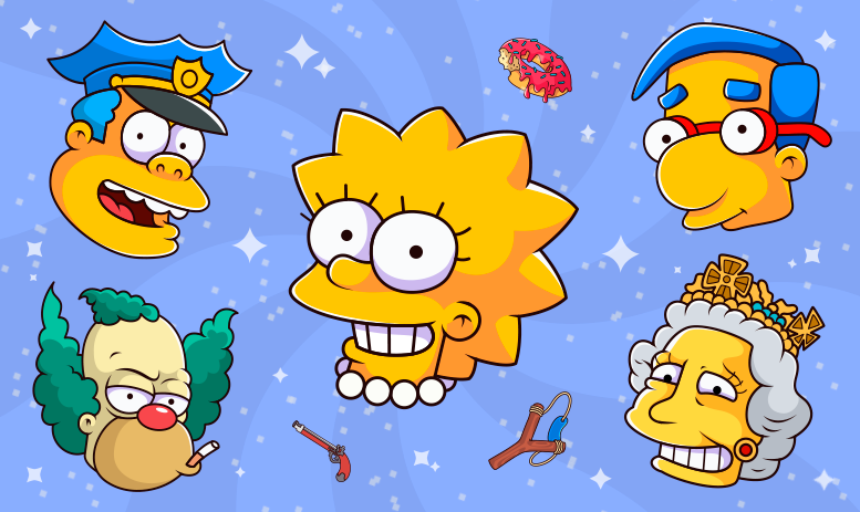 The Simpsons Custom Cursors Collection