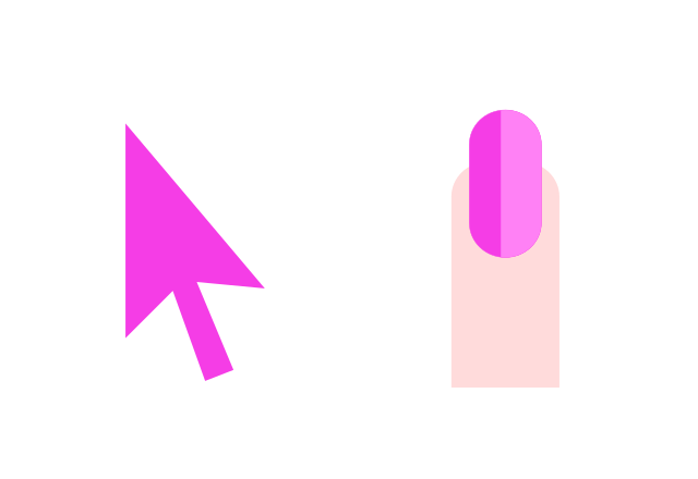 Pink Custom Cursor for Chrome from The Cutest Cursors Collection