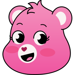 Custom Cursor Cute Cheer Bear from Care Bears Pointer