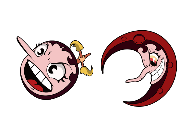 Hilda Berg Custom Cursor for Chrome from Cuphead Cursors Collection
