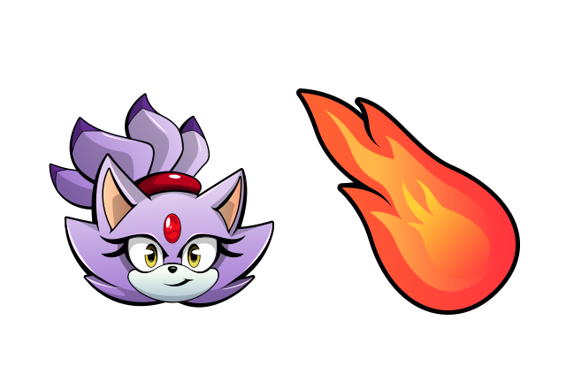 Blaze the Cat Custom Cursor for Chrome from Sonic the Hedgehog Cursors Collection