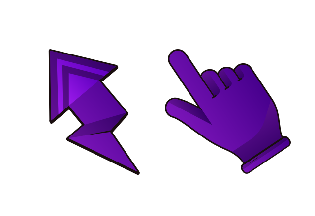 The Lightning Custom Cursor for Chrome from The Cursors Cursors Collection