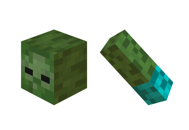 Zombie Minecraft Custom Cursor for Chrome from Minecraft Cursors Collection