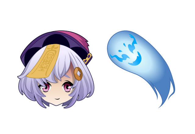 Qiqi Custom Cursor for Chrome from Genshin Impact Cursors Collection