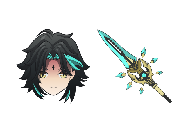 Xiao Custom Cursor for Chrome from Genshin Impact Cursors Collection