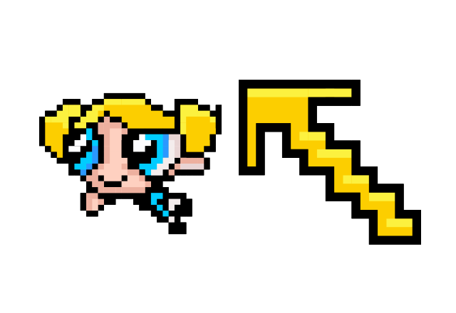 Bubbles Pixel Custom Cursor for Chrome from Cute Pixel Cursors Collection