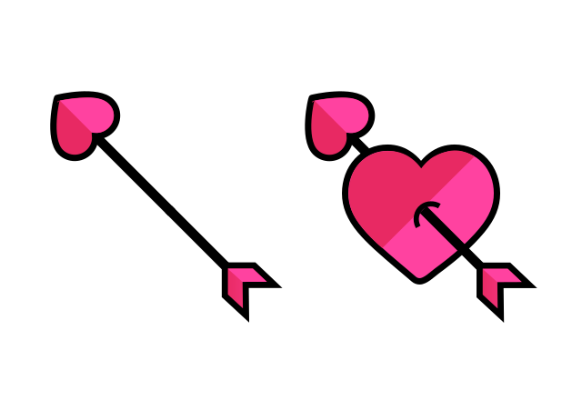 Heart Custom Cursor for Chrome from The Cutest Cursors Collection