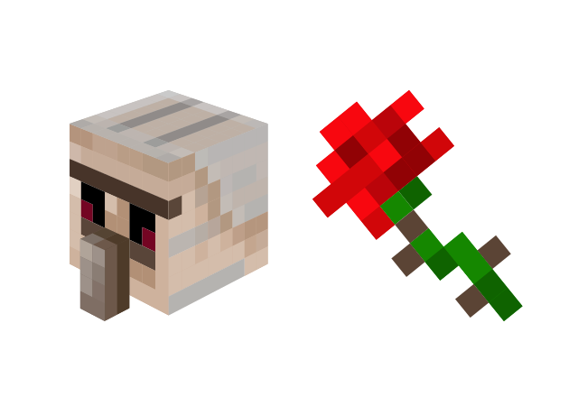 Iron Golem Custom Cursor for Chrome from Minecraft Cursors Collection