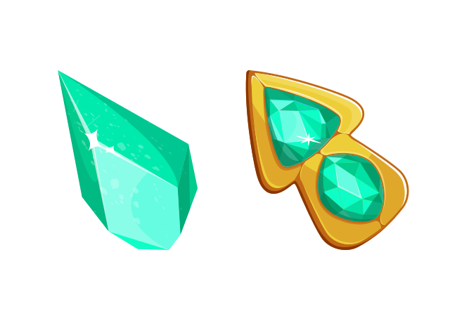 The Green Amethyst Custom Cursor for Chrome from The Cursors Cursors Collection