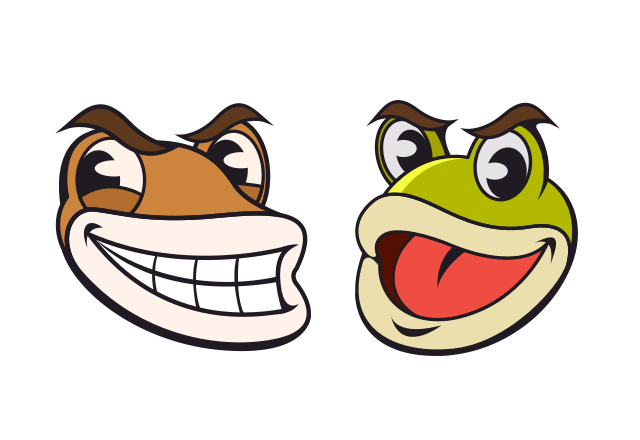 Ribby and Croaks Custom Cursor for Chrome from Cuphead Cursors Collection