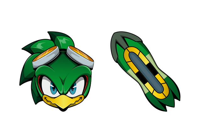 Jet the Hawk Custom Cursor for Chrome from Sonic the Hedgehog Cursors Collection