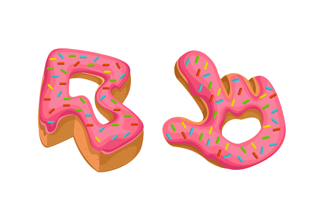 Donut Texture Custom Cursor for Chrome from Textures Cursors Collection