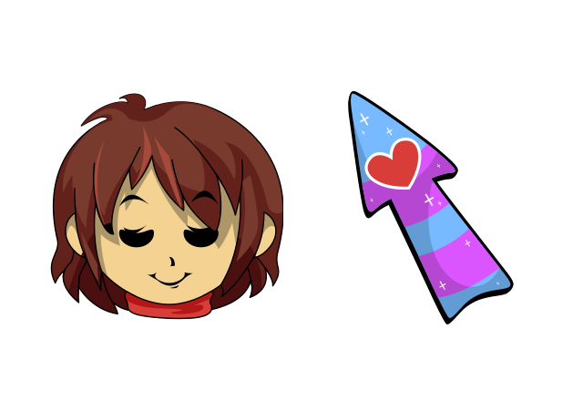 Undertale Frisk Custom Cursor for Chrome from Undertale and Deltarune Cursors Collection