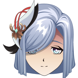 Custom Cursor Cute Shenhe from Genshin Impact Pointer