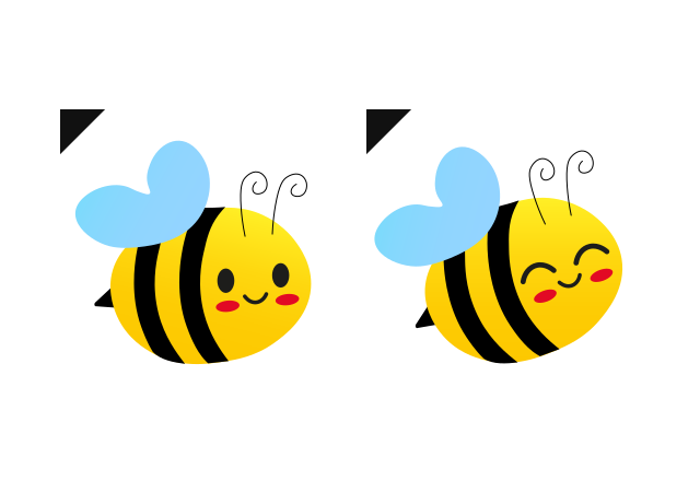 Bee Custom Cursor for Chrome from The Cutest Cursors Collection