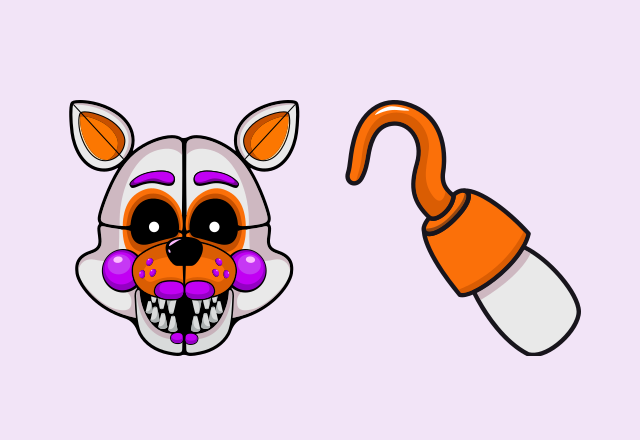 Five Nights - Lolbit Cursor Png,Fnaf Icon - free transparent png