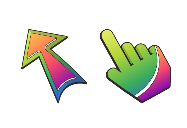 The Bright Custom Cursor for Chrome from The Cursors Cursors Collection