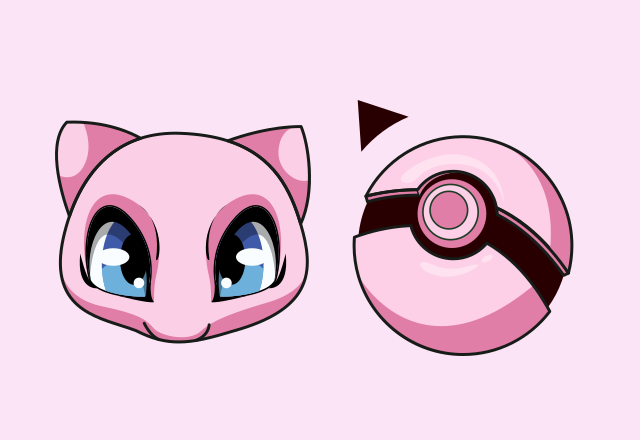 Custom Cursor Cute Mew from Pokémon