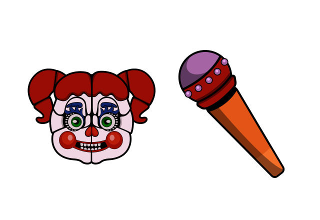 Circus Baby Custom Cursor for Chrome from Five Nights at Freddy's Cursors Collection