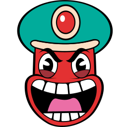 Custom Cursor Djimmi the Great from Cuphead Pointer