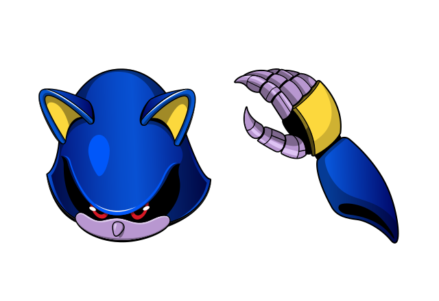 Metal Sonic Custom Cursor for Chrome from Sonic the Hedgehog Cursors Collection