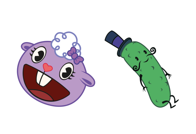 Lammy Custom Cursor for Chrome from Happy Tree Friends Cursors Collection
