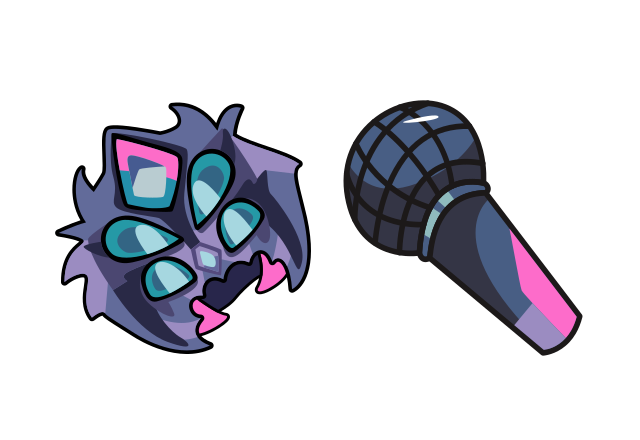 FNF The Devourer of Gods Custom Cursor for Chrome from Friday Night Funkin Cursors Collection