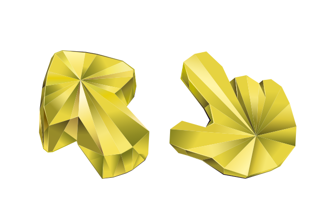 Yellow Sapphire Texture Custom Cursor for Chrome from Textures Cursors Collection