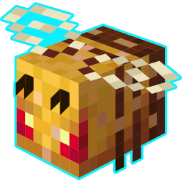 Custom Cursor Cute Bee from Minecraft Pointer