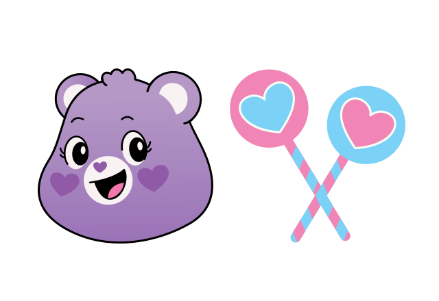 Share Bear Custom Cursor for Chrome from Care Bears Cursors Collection