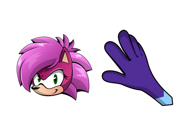 Sonia the Hedgehog Custom Cursor for Chrome from Sonic the Hedgehog Cursors Collection